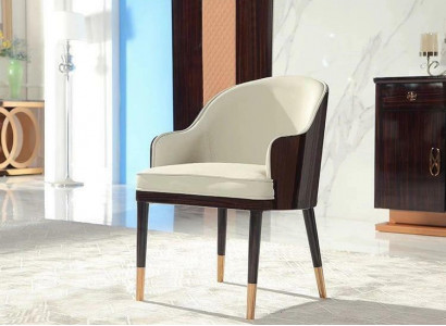 Stuhl 1x Ess Zimmer Polster Stuhl Fernseh Lounge Club Leder Textil Sitz Sessel